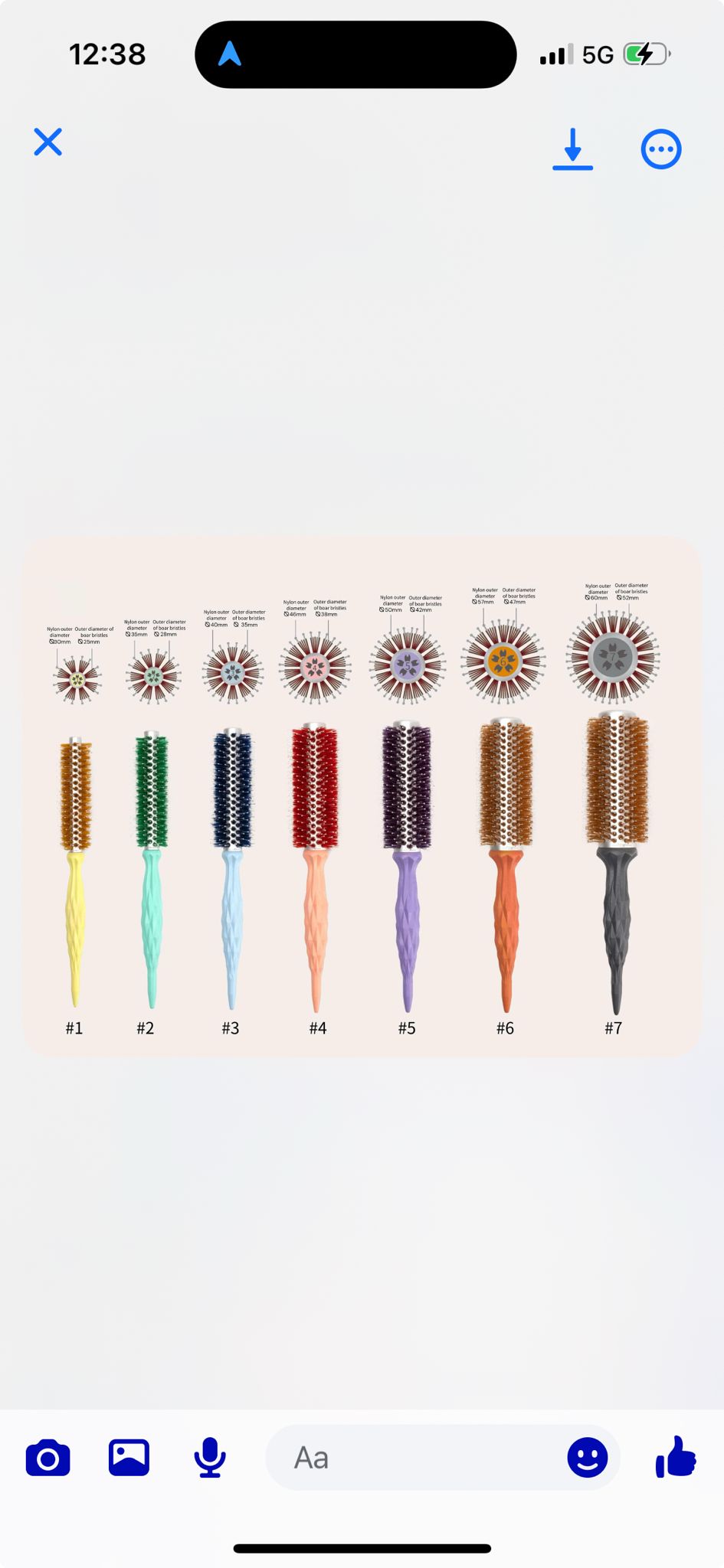 Wooden handle round brushes