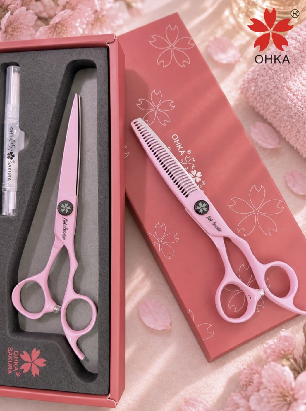 ohka Scissors 5.5 OHKA Pink Precision