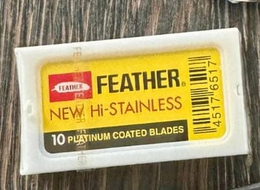 yoiscissors Hair Texturising Razors and Blades Classic Double Sided Feather Shaving Razor Blades