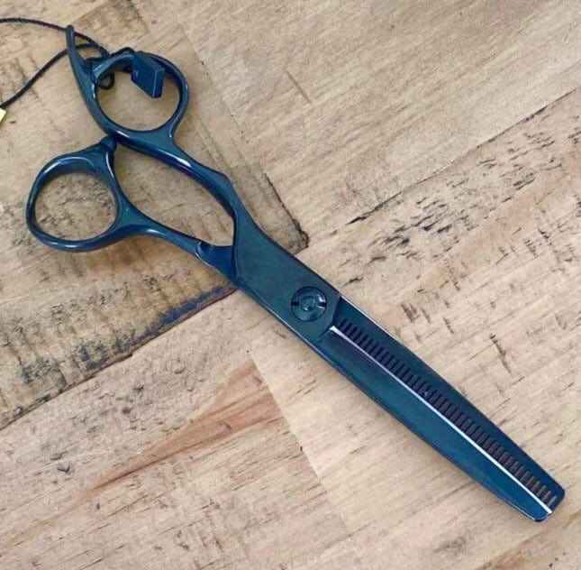 OHKA Black Gloss Thinning Scissors 14 -30 - 40 tooth