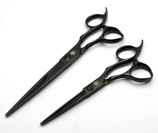 OHKA Black Gloss Scissors {left)