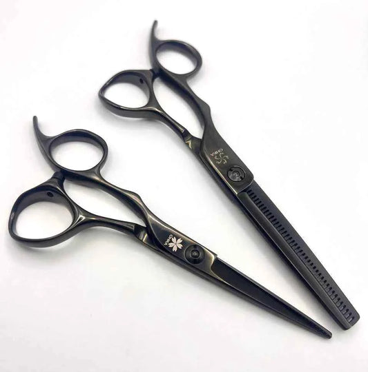 OHKA Black Gloss Scissors Left Handed