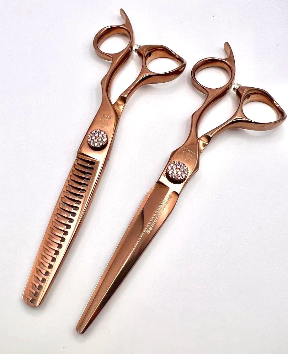 ohka Scissors OHKA Jewel Rose Gold 30 tooth thinner