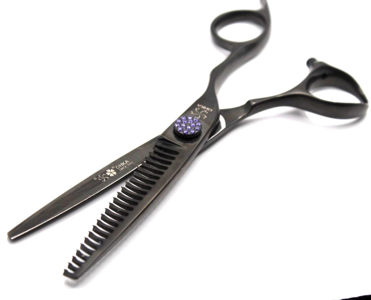 Ohka Scissors Jewels Black