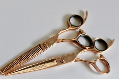 Yoiscissors Hairdressing Scissors Set 6” Yoi CX Rose Gold