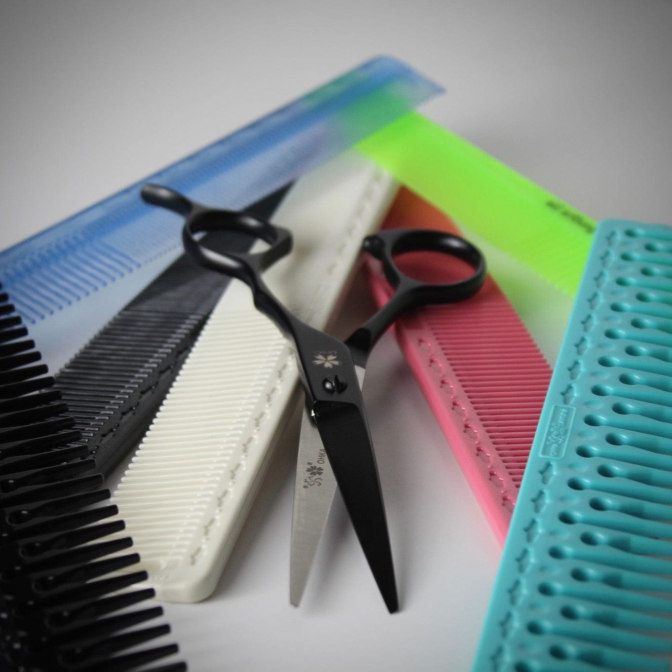 Ohka combs and scissors
