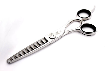 green mouse Hairdressing Scissors 10 tooth Green Mouse Butoh 10-17-25 tooth Texturiser