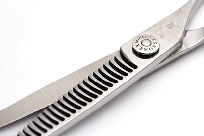 green mouse Hairdressing Scissors 25 Tooth Green Mouse Butoh 10-17-25 tooth Texturiser