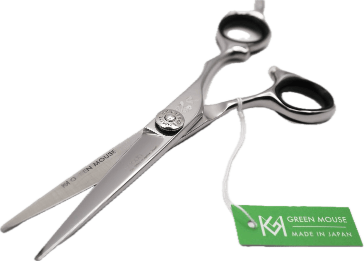 green mouse Hairdressing Scissors Green Mouse Butoh