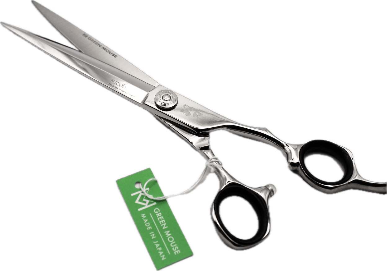 green mouse Hairdressing Scissors Green Mouse Butoh