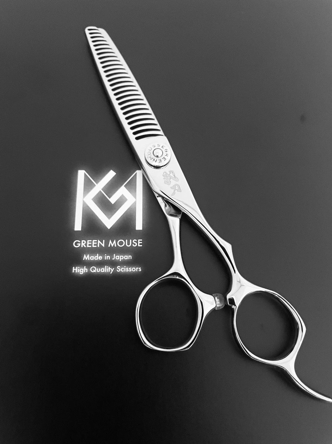 green mouse Hairdressing Scissors Green Mouse Butoh Texturiser