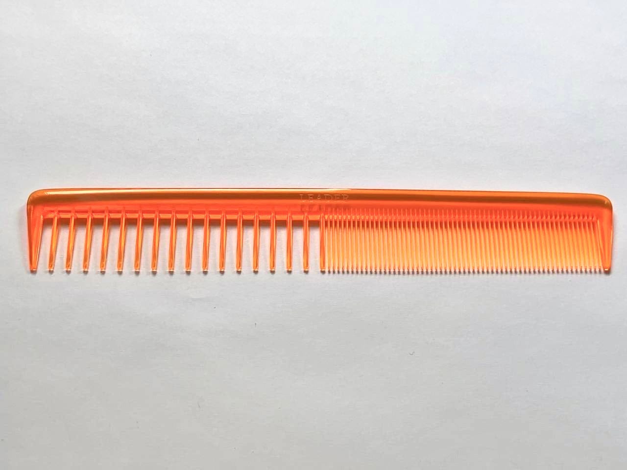 leader comb Translucant Orange Leader Neon Cutting Combs