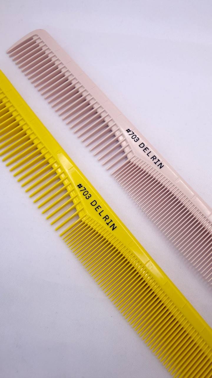 leader comb Yellow 703 Uehara Delrin Combs