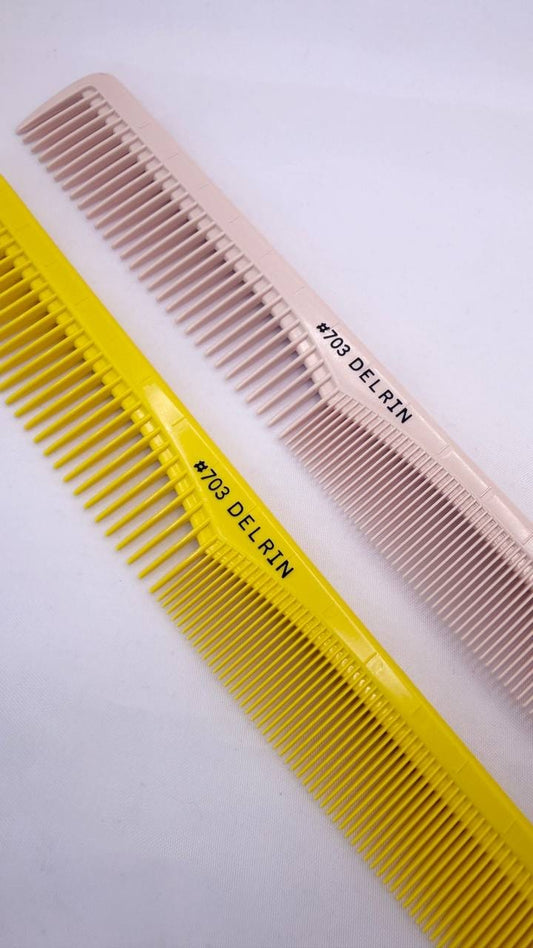 leader comb Yellow 703 Uehara Delrin Combs