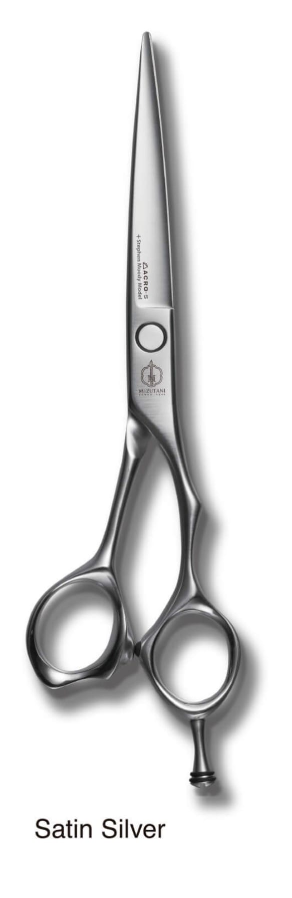 Mizutani Mizutani Scissors 5.5 / Right / Satin Silver Mizutani Acro S Moody model