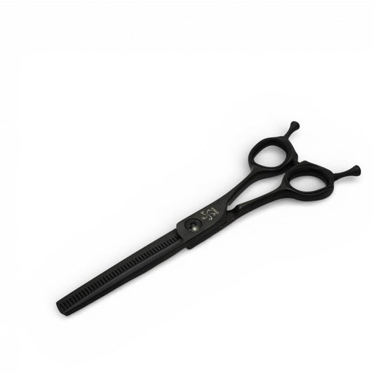 ohka Hairdressing Scissors OHKA Elite ND Black 40 Reversible Texturiser WD640UBB