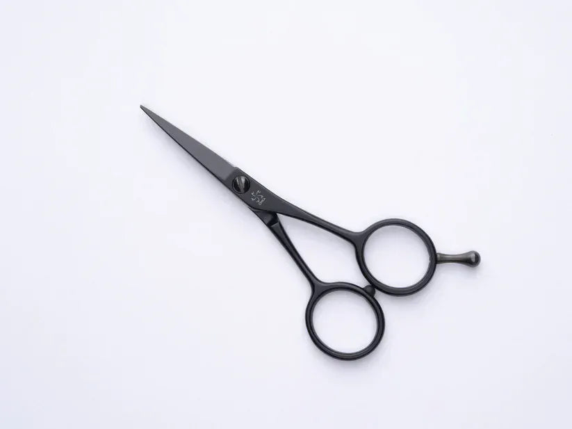ohka Scissors 5 OHKA Matt Black Slims ( Straight)