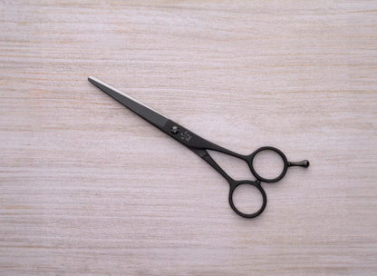 ohka Scissors OHKA Matt Black Slims ( Straight)
