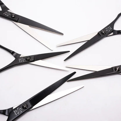 ohka Scissors OHKA Matt Black Slims ( Straight)