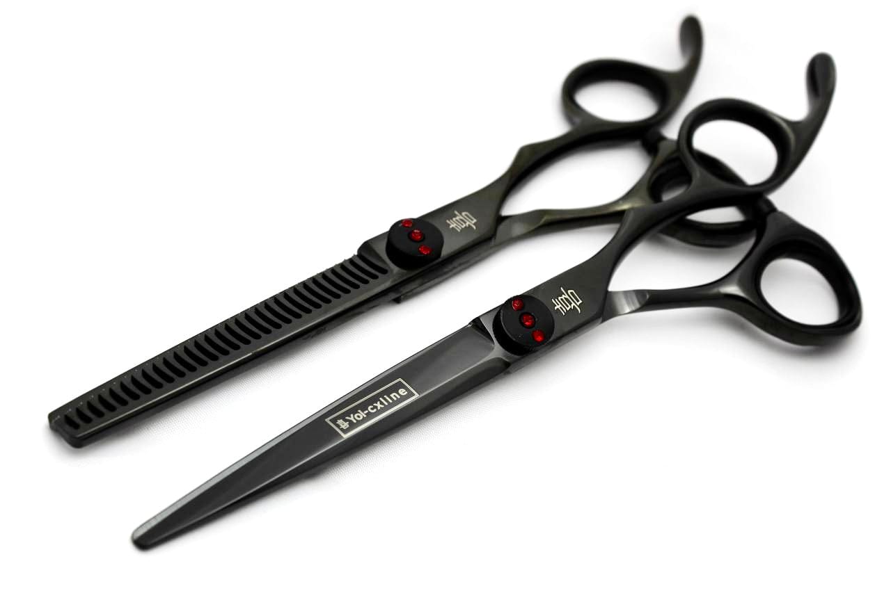 yoi Hairdressing Scissors 5.5 set Yoi Red Diamond