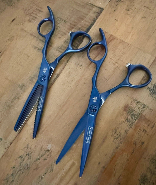yoi Scissor Sets 6 Set Yoi Matte Blue 5.75