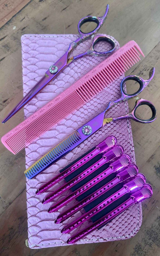 Purple tattoo Jewel Set or  Scissor