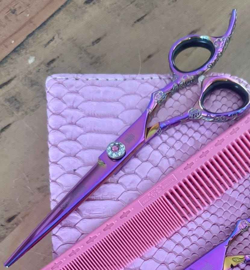 Purple tattoo Jewel Set or  Scissor