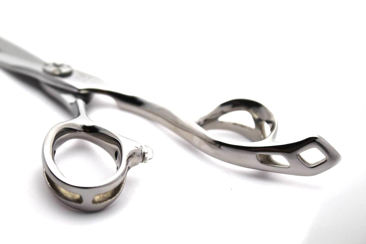 yoiscissors.co.uk Hairdressing Scissors Green Mouse Matt Silver Special Edition