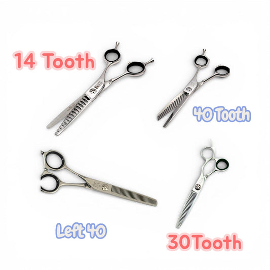 yoiscissors.co.uk Scissors OHKA Thinning Scissors 14 -30 - 40 tooth - also 40 Tooth Left