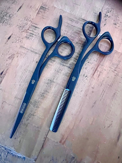 yoiscissors Hairdressing Scissors 6 " Scissor and matching texturiser CX Line Charger