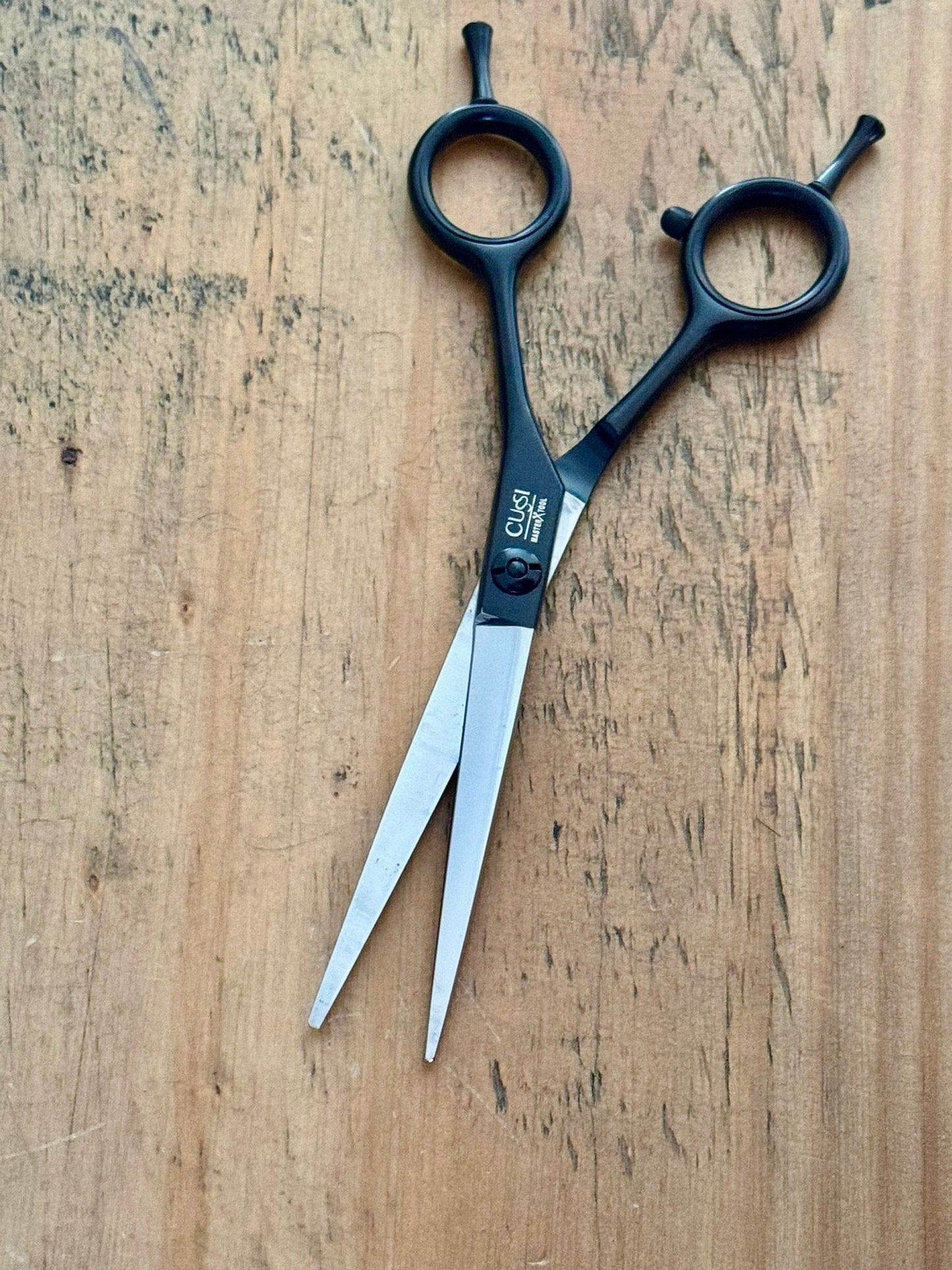 yoiscissors Hairdressing Scissors Cussi Silver Black
