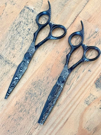 yoiscissors Hairdressing Scissors Set Cussi Swirl
