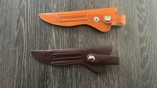 yoiscissors POUCHES Tan Knife Scissor Sheaths
