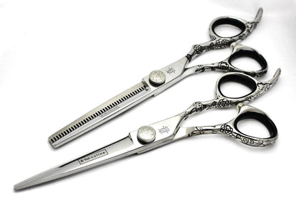 yoiscissors Thinning Scissors Yoi Silver Tattoo Set or Scissors