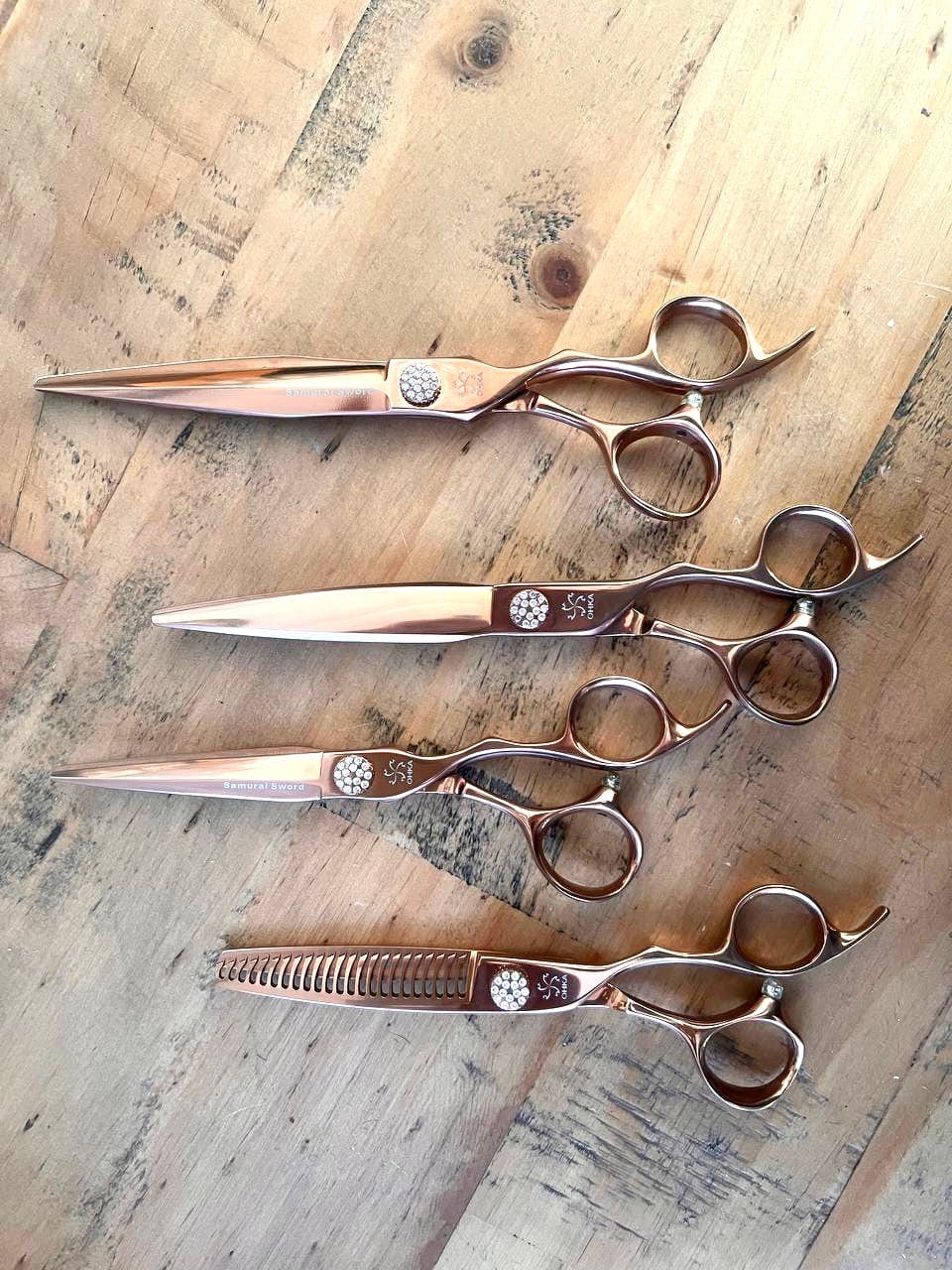 Ohka Scissors Ohka Jewels Rose Gold