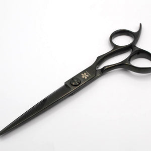 OHKA Black Gloss Scissors {left) - Yoiscissors.co.uk