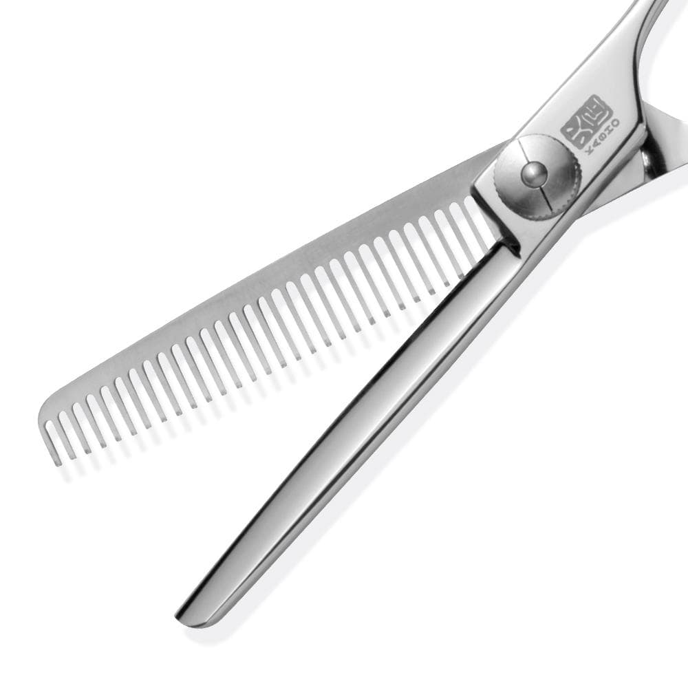 kasho Hairdressing Scissors 6 30 Tooth Bottom Blade Kasho Design Master Series Texturizer