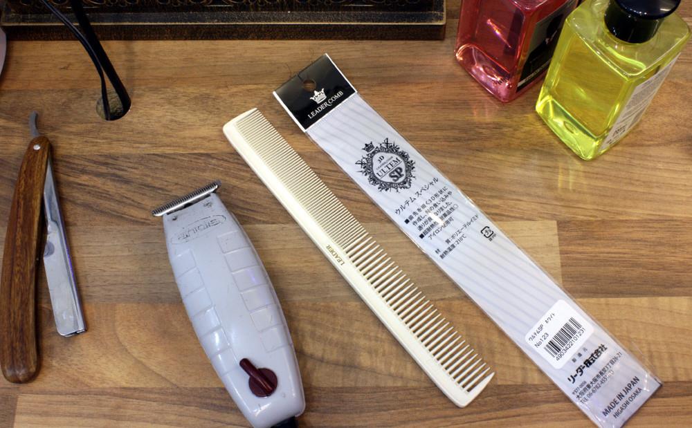 leader comb 123 / White Leader Cutting Combs