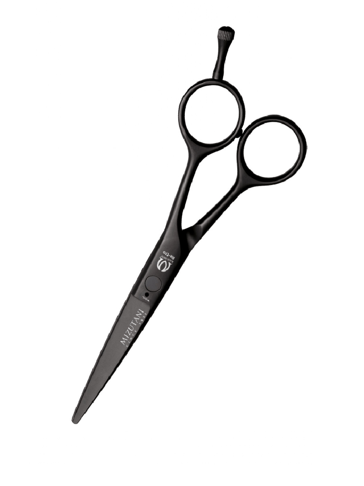 Mizutani Hairdressing Scissors 6 / Black / Right Mizutani Retro