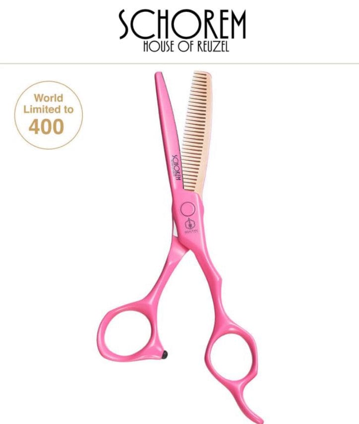 Mizutani Hairdressing Scissors Mizutani Schorem Master Pink Flamingo Thinning