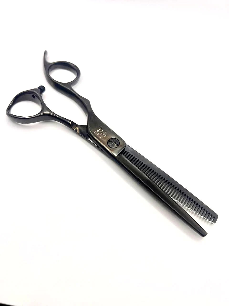 ohka Scissors OHKA Black Gloss texturisers Left Handed