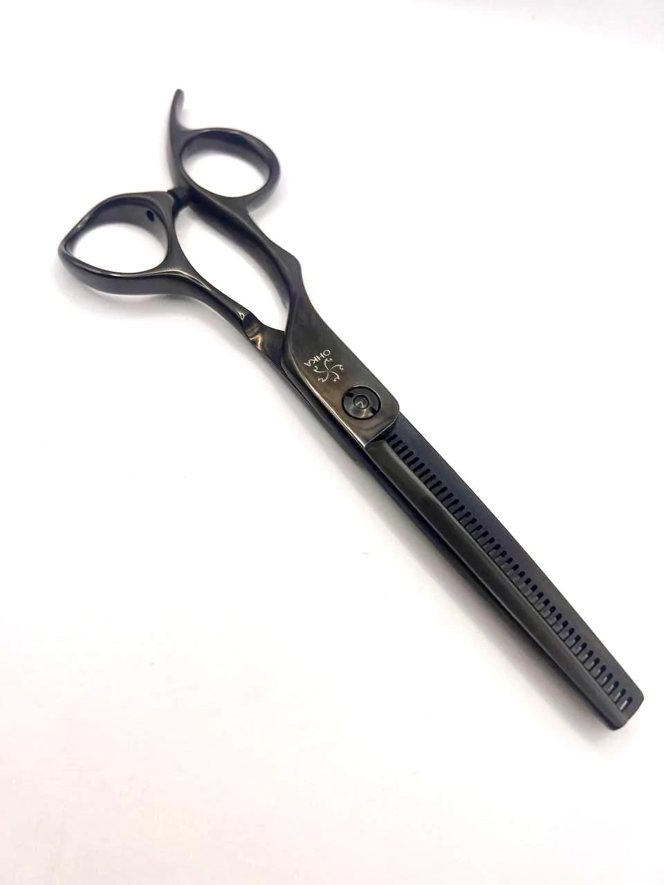 ohka Scissors OHKA Black Gloss texturisers Left Handed