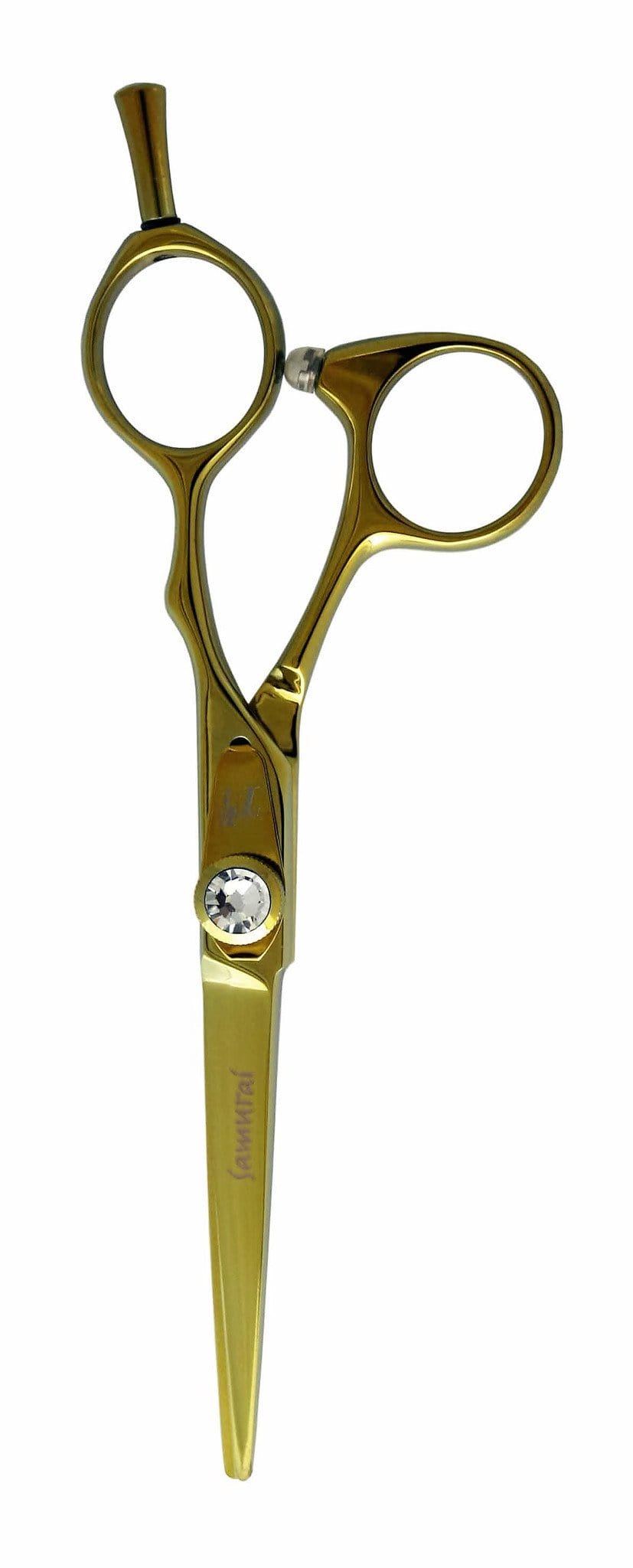 tri Hairdressing Scissors 5 / Gold Samurai Titanium