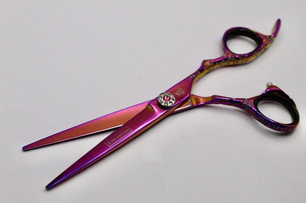yoi Scissor Sets Purple tattoo Jewel scissor set 5.5 - 6 inch
