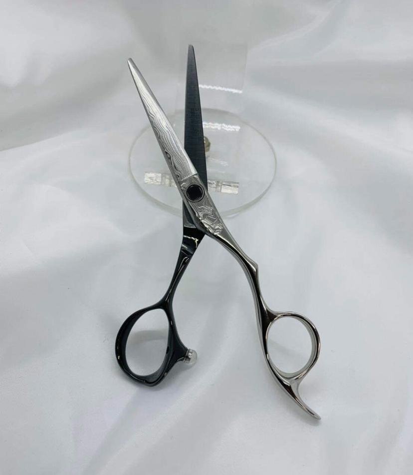 yoiscissors.co.uk Hairdressing Scissors Silver Black / 5.25 / Right Green Mouse Dama 525