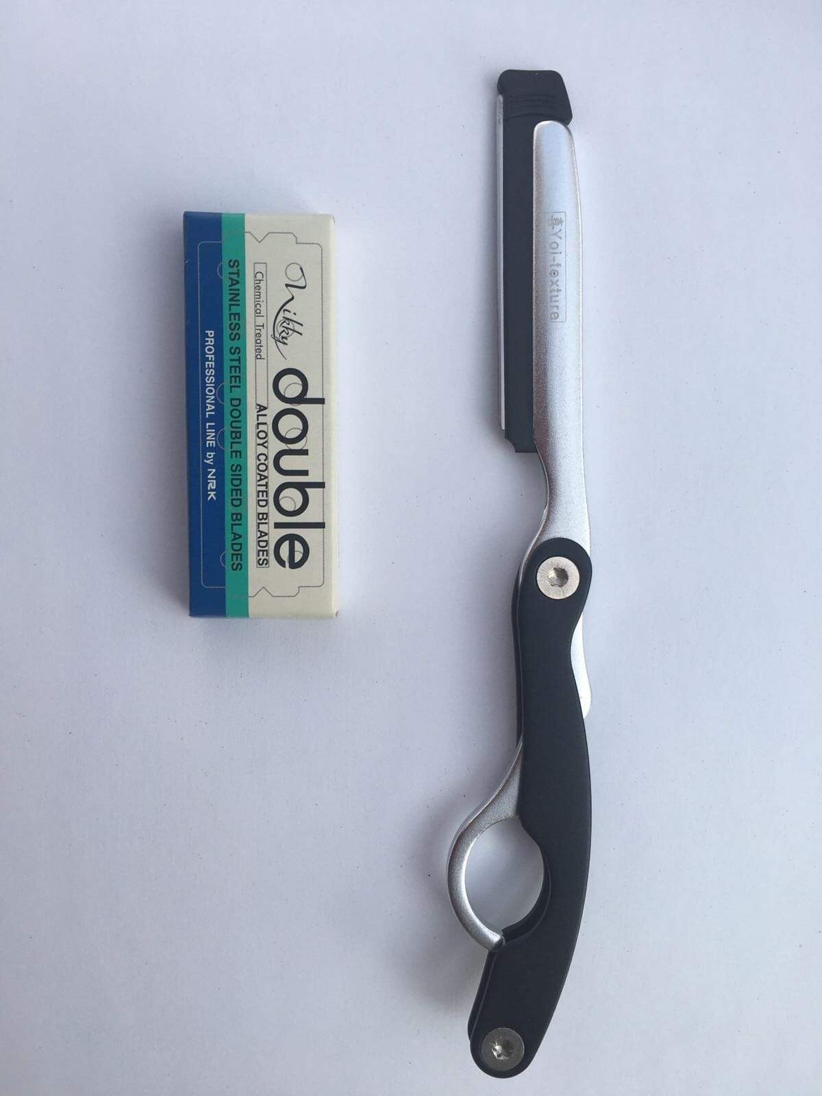 yoiscissors Razors and Accessories Yoi Folding Texture/Shave Razor