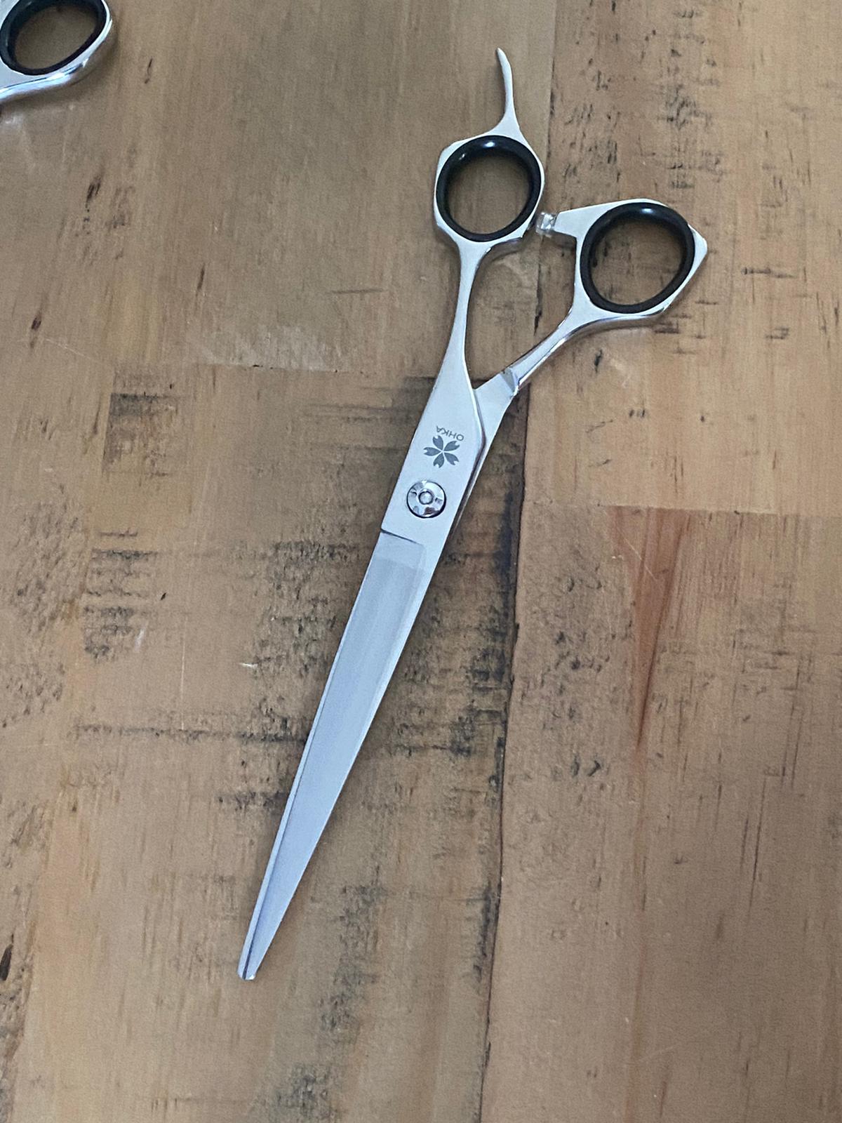 yoiscissors Thinning Scissors Ohka Sakura GD700  Silver 7 inch